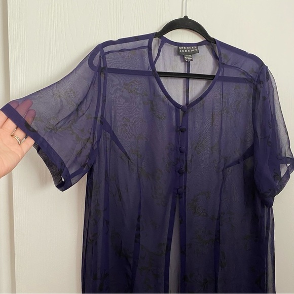 Spenser Jeremy 100% Silk Dress Size 18 - Picture 2 of 13